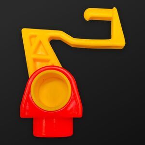 Fisher Price Flip Track Mountain Replacement Part Yellow Hook Crane Only